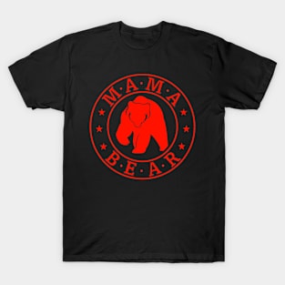 Mama Bear Red T-Shirt